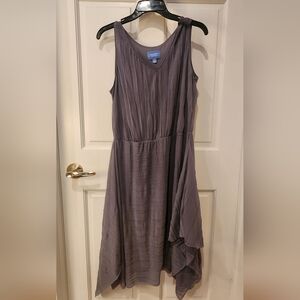 Simply Vera Vera Wang Asymmetrical Gray Dress